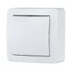 Interrupteur va et vient en saillie Debflex BLOK couleur blanc