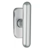 Bouton de fenêtre aluminium pour ouvrant à la française ligne Golf sur platine de 68 x 30 mm