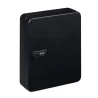 Armoire à clefs murale métallique sécurisée pour 20 clefs - Code 3 chiffres - Noir mat anti-rayure