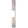 Têtière de gâche électrique Vachette réversible simple empennage en alu - 174 x 25 mm