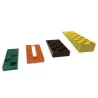 Assortiment 260 coins de calage crantés