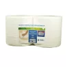 Bobine blanche pure ouate lisse épaisse 1000 feuille- lot de 2
