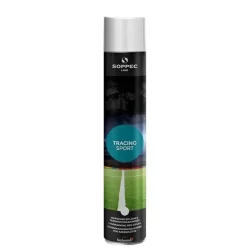 Peinture de traçage blanche 750 ml pour terrain gazonneux TRACING SPORT Soppec