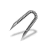 Crampillon cranté en acier galvanisé diamètre 4.50 x 45 mm - boîte de 5 kg