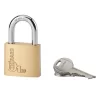 Cadenas type 1 corps laiton 30 mm grade 5 anse acier cémenté - 2 clés - Thirard