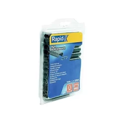 Agrafes grillage Rapid VR22 acier revêtu en plastique gris - lot de 1100