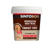 Enduit de rebouchage pour trous et fissures bois - Prêt à l'emploi - Teinte bois gris - Pot 1 kg