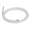 Aiguille tire-fil blanc en nylon pour gaine électrique couronne de longueur 10 m