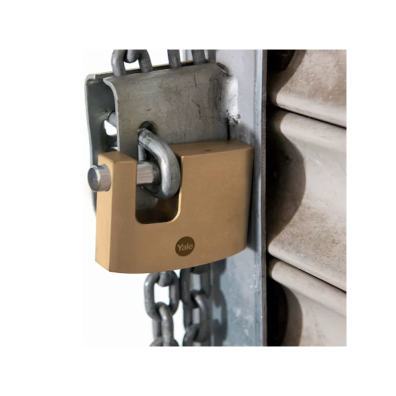 Cadenas 3 Clés Cadenas Standard Laiton 50 Mm - Yale - Anse Acier Cu00e9mentu00e9 - 3 Clu00e9s Cadenas Clef