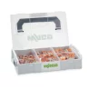 Coffret 255 bornes de connexion électrique 221 à levier - Câble 4 et 6 mm² - Wago L-Boxx Mini