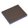 Eponge abrasive 4 faces 69x98x26 mm grain 60