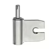 Lame mâle droite pour paumelle universelle pour huisserie métal 35x43 mm