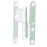 Paumelle standard coudée pour menuiserie bois sens droite 140x60x70 mm