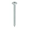Vis bois Heco Topix Plus acier Zingué blanc tête ronde large T40 filetage total M8