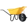 Brouette Haemmerlin Pick Up 110 litres jaune roue gonflée charge utile 160 kg