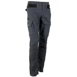 Pantalon de travail multipoches Edward Nine Worths couleur gris