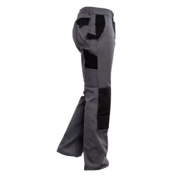 Pantalon Typhon bicolore gris noir sans métal coton 60% polyester 40 %