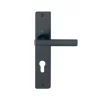 Poignée de porte Dublin Hoppe Alu finition noir mat