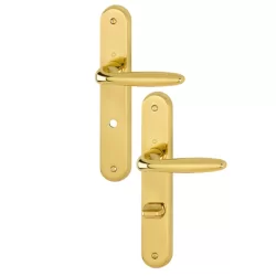 Poignée de porte Verona Hoppe en laiton poli