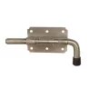 Verrou pistolet de box Inox 316L finition brossée Vendu avec gâche