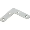 Equerre de cadre plate zingué bout rond