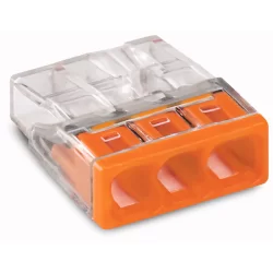 Borne boîte dérivation Compact 2273 Wago conducteurs rigides 0.5 à 2.5mm²