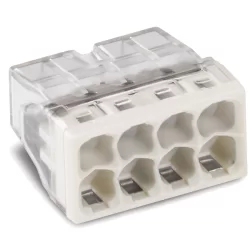 Borne boîte dérivation Compact 2273 Wago conducteurs rigides 0.5 à 2.5mm²