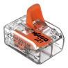 Borne à leviers Compact 221 Wago tous conducteurs de section 0.5 à 6mm²