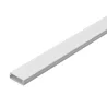 Moulure monocanale Debflex coloris blanc longueur 2 mètres