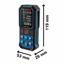 Télémetre laser rouge GLM 50-27 C Bosch