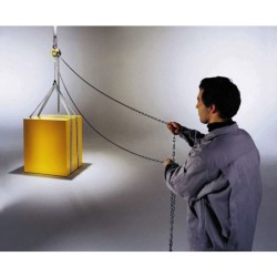 Palan à main Yalelift 360 avec chaîne anticorrosion Hauteur de levée 3m Capacité 2T