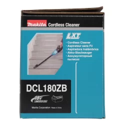 Aspirateur sans fil LXT Makita 18V Li-Ion 36 mbar sans batterie ni chargeur