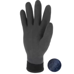 Gant Snowflex deux couches enduit latex mousse noir