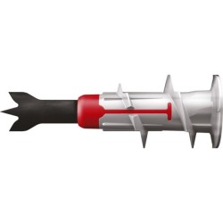 Cheville autoforeuse pour plaques de plâtre - DuoBlade Fischer - 44 mm - Boîte de 50