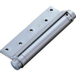 Charnière à ressort simple action LX compacte acier argent N°0