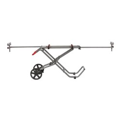 Piètement extensible jusqu'à 2.8 m pour scie radiale Milwaukee