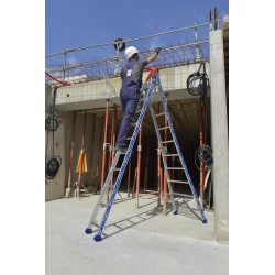 Echelle transformable 2 plans Tubesca Platinium