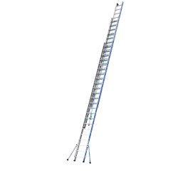 Échelle coulisse à corde 3 plans Platinium 300 Tubesca