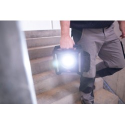 Projecteur Led de chantier Multi battery 4000MA rechargeable