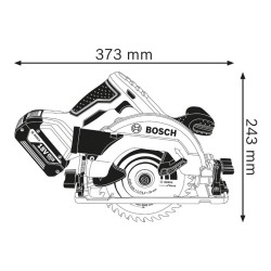 Scie circulaire sans fil Bosch GKS 18V-57 G diamètre 165 mm Solo (vendu sans batterie ni chargeur)