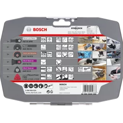 Coffret de 5 lames pour outil multifonction Starlock Bosch spécial rénovation