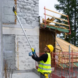 Grattoir manche télescopique Nanovib® manche aluminium lame acier trempé largeur 300 mm