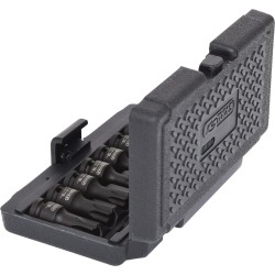 Coffret de 8 douilles à choc courtes Torx 1/2 KStools T30 à T80
