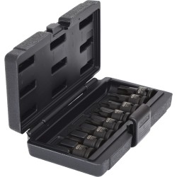 Coffret de 8 douilles à choc courtes Torx 1/2 KStools T30 à T80