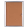 Vitrine d'intérieur murale porte battante liège 6 feuille A4