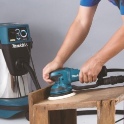 Ponceuse polisseuse excentrique 750W Makita BO6050J diamètre 150 mm en coffret Makpac