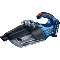 Aspirateur sans fil Bosch GAS 18V-1 avec accessoires en carton sans batterie ni chargeur