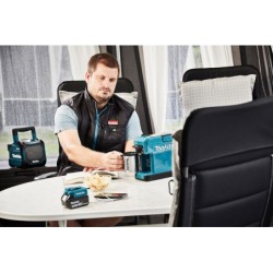Machine à café Makita DCM501Z à batterie 12V ou 18V LI-ION Produit seul