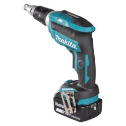 Visseuse plaque de plâtre Makita DFS452RTJ 18 V 4000 tr/min avec 2 batteries 5 Ah et chargeur