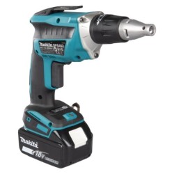 Visseuse plaque de plâtre Makita DFS452RTJ 18 V 4000 tr/min avec 2 batteries 5 Ah et chargeur